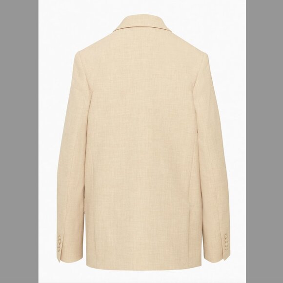 Aritzia Wilfred destiny blazer Heather oat beige Size 12 | New | Never worn - Picture 12 of 14